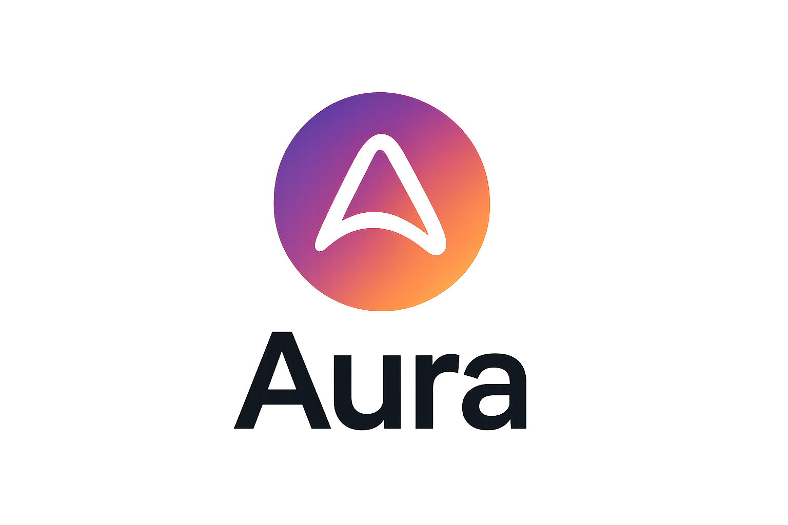 Aura Social App website preview