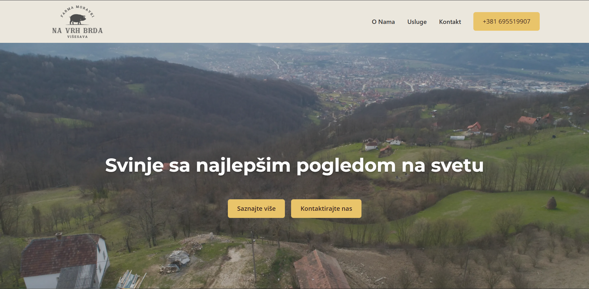 farma na vrh brda website preview